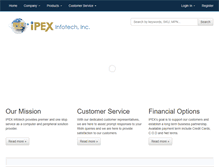 Tablet Screenshot of ipexinfo.com